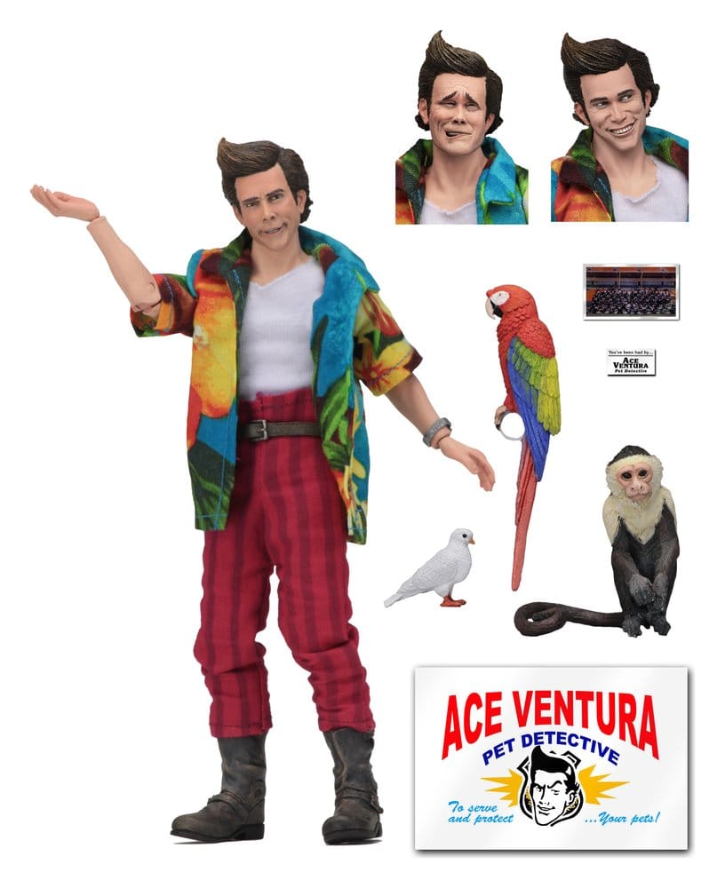 Ace Ventura Clothed Figura Ace Ventura 20 cm