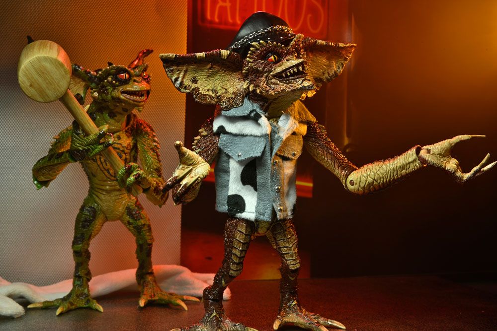Figura neca pack 2 figuras gremlins 2 tattoo gremlins