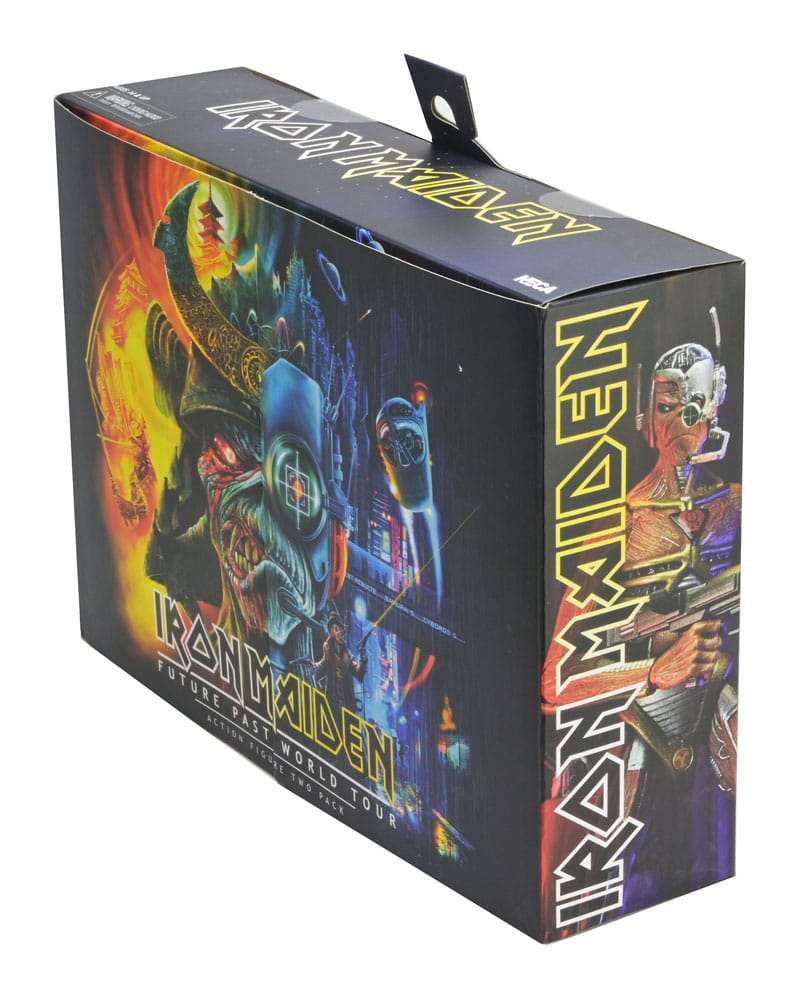 Iron Maiden Future Past World Tour Ultimate Figuras pack de 2 Senjutsu Eddie and Somewhere in Time Eddie 18 cm