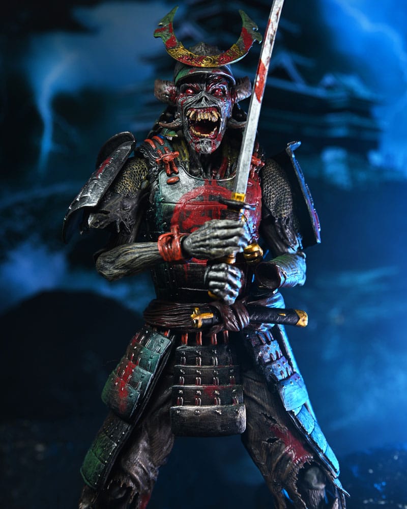 Iron Maiden Future Past World Tour Ultimate Figuras pack de 2 Senjutsu Eddie and Somewhere in Time Eddie 18 cm
