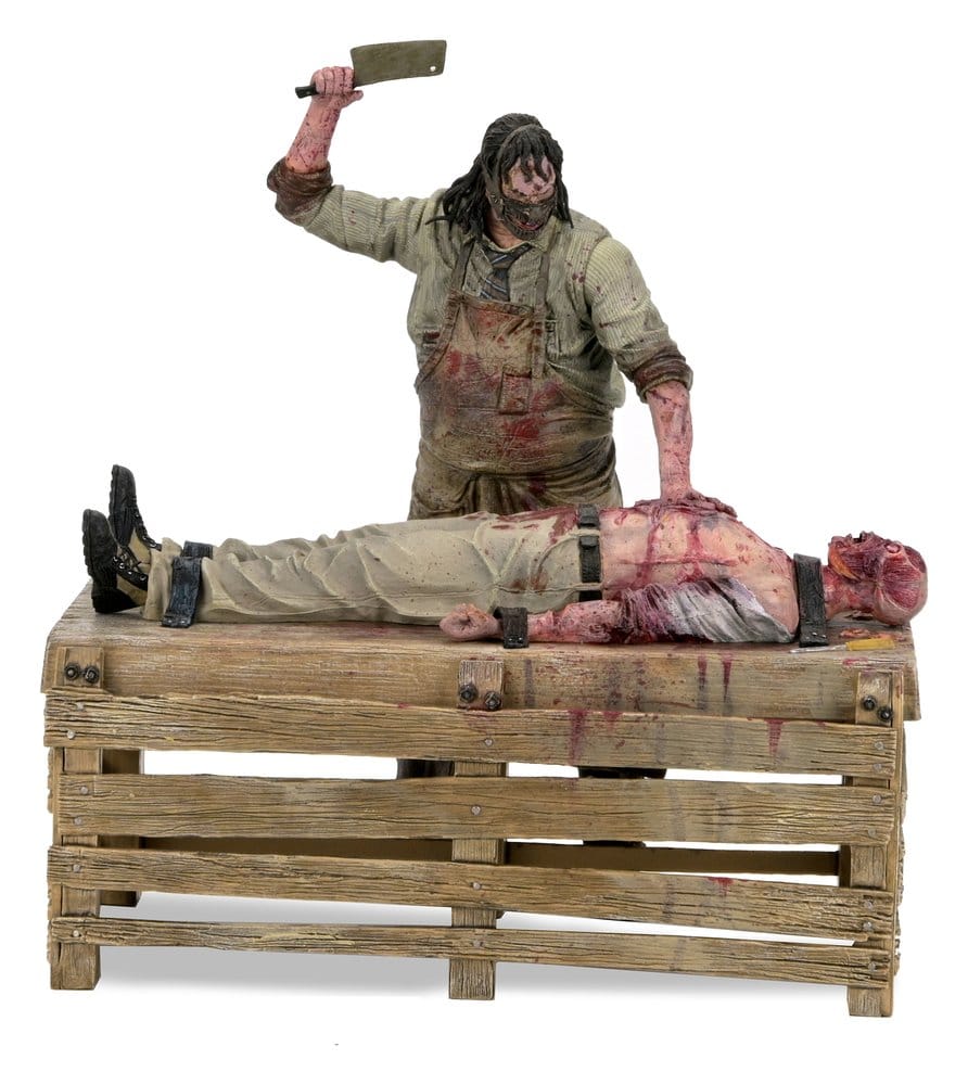Texas Chainsaw Massacre: The Beginning Diorama Figura Leatherface Slaughterhouse Boxed Set 18 cm
