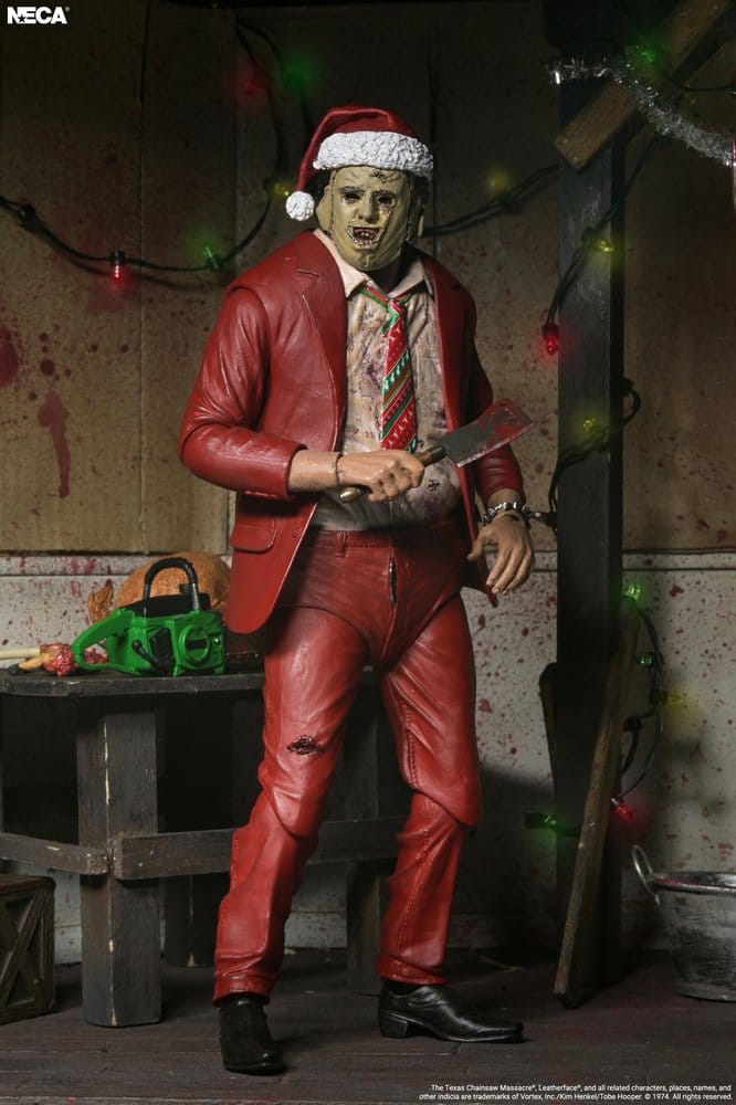 Texas Chainsaw Massacre Ultimate Figura Santa Leatherface 18 cm