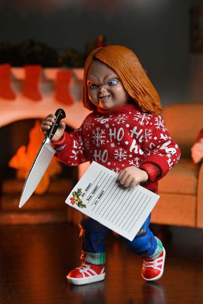 Ultimate chucky holiday edition fig. 18 cm chucky (tv series)