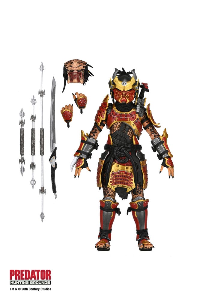Predator: Hunting Grounds Figura Ultimate Samurai Predator 17 cm