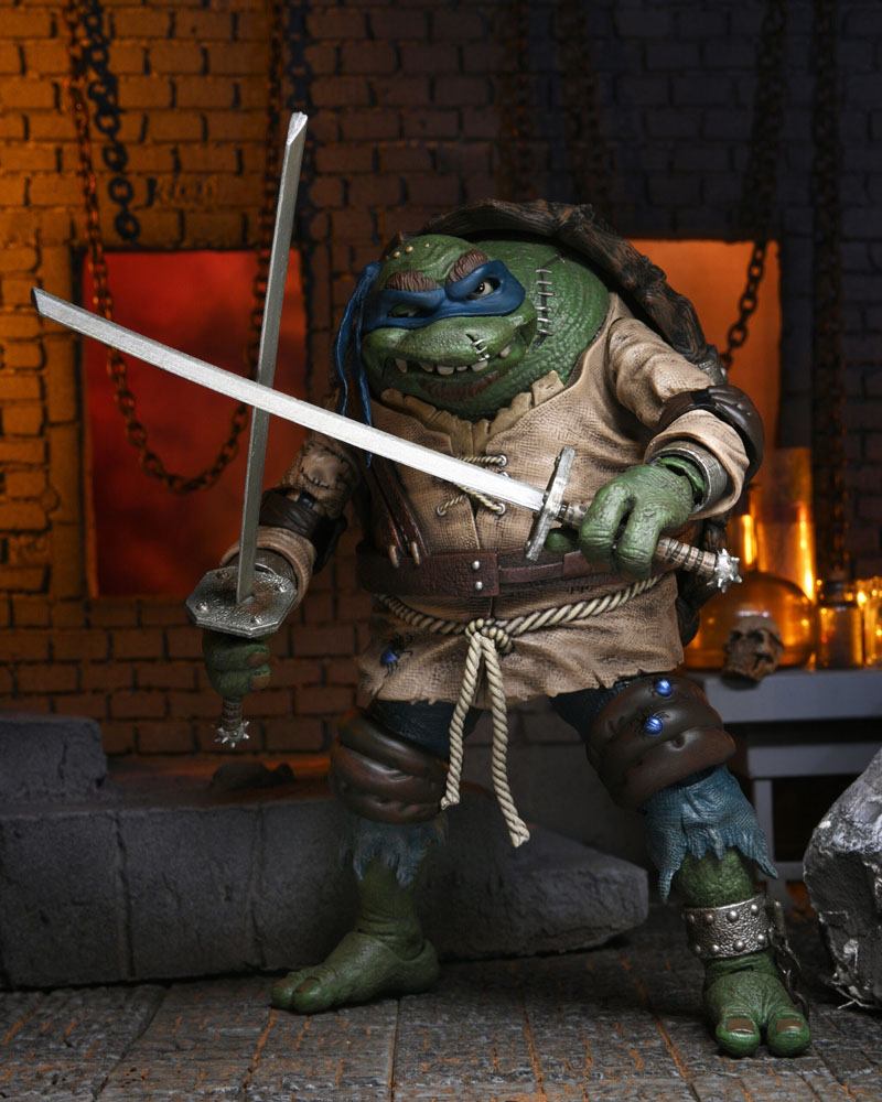 Figura Ultimate Leonardo As Hunchback Tortugas Ninja 18 cm
