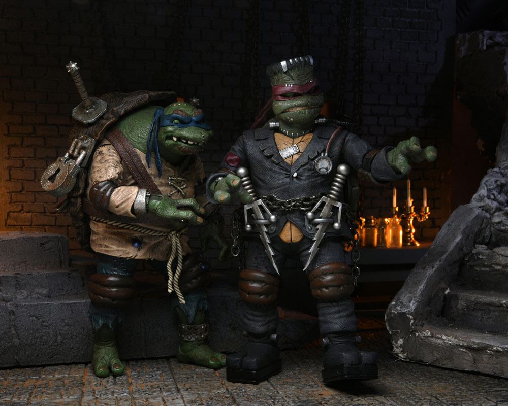 Figura Ultimate Leonardo As Hunchback Tortugas Ninja 18 cm