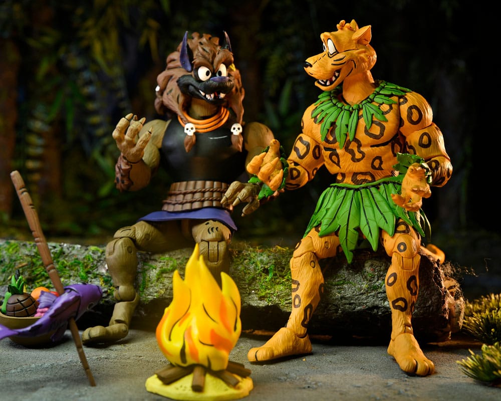 Figura neca tortugas ninja archie comics jagwar scale action