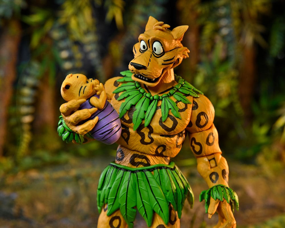 Figura neca tortugas ninja archie comics jagwar scale action