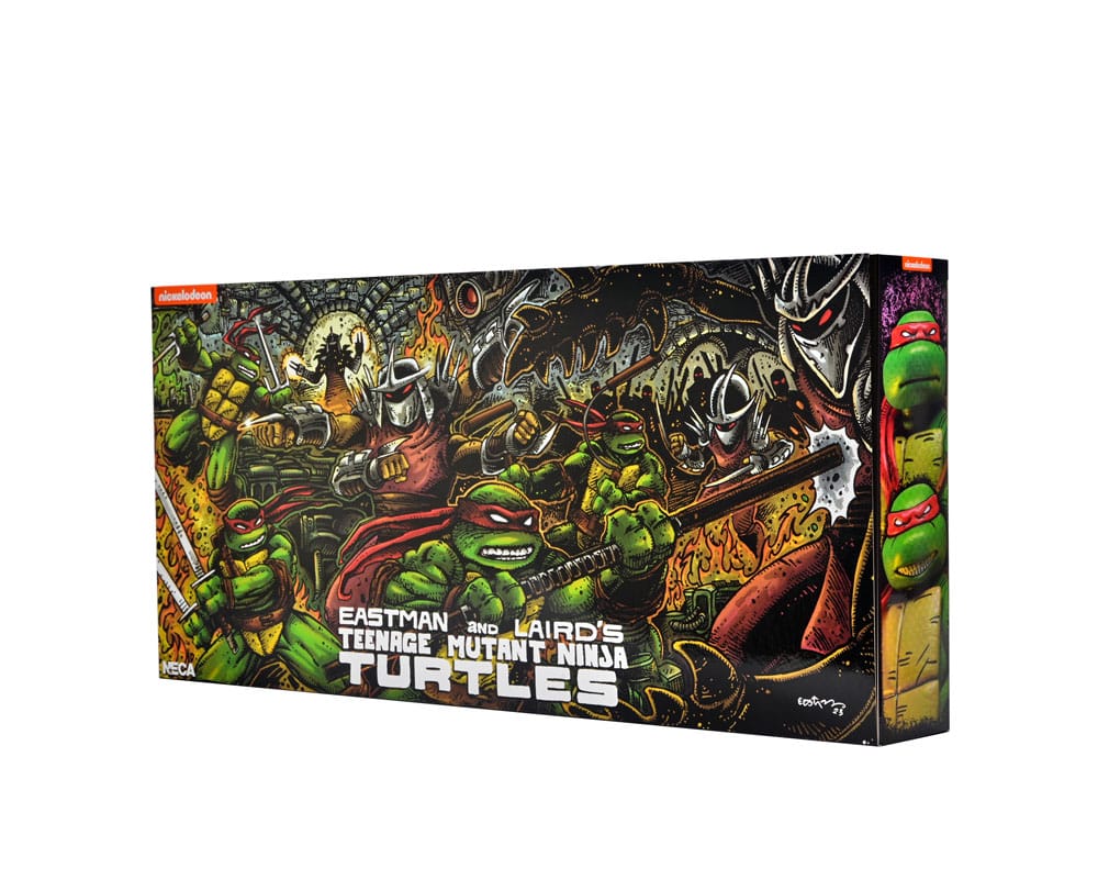 Teenage Mutant Ninja Turtles (Mirage Comics) pack de 4 Figuras Leonardo, Raphael, Michelangelo, Donatello 18 cm