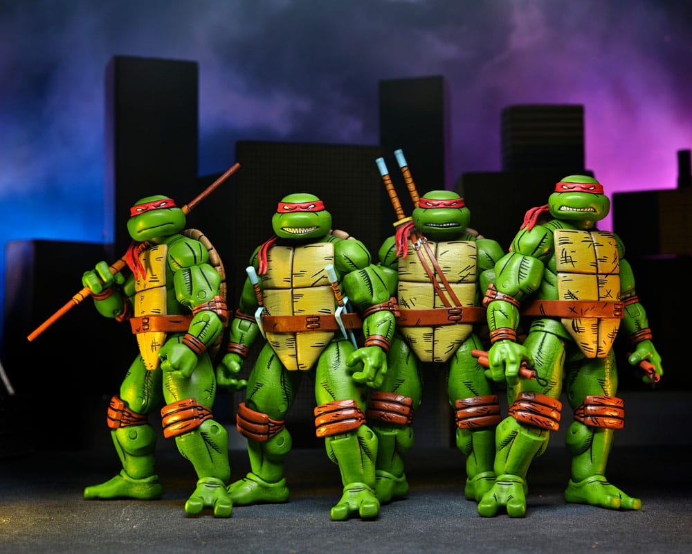 Teenage Mutant Ninja Turtles (Mirage Comics) pack de 4 Figuras Leonardo, Raphael, Michelangelo, Donatello 18 cm