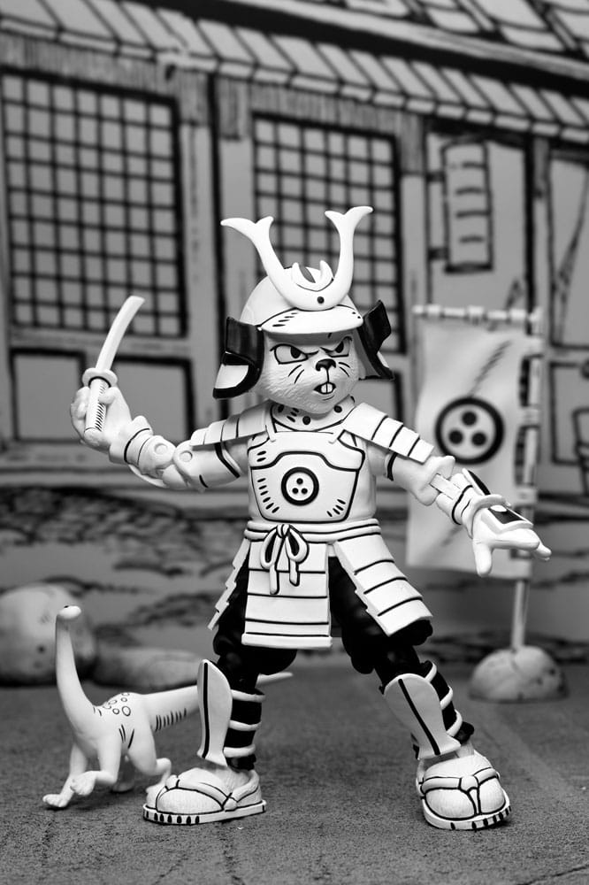 Figura neca usagi yojimbo black & white ver. scale action 18cm