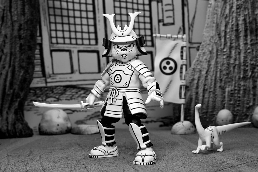 Figura neca usagi yojimbo black & white ver. scale action 18cm