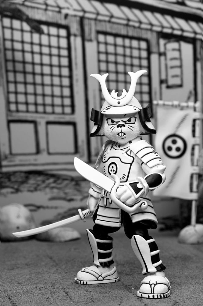Figura neca usagi yojimbo black & white ver. scale action 18cm