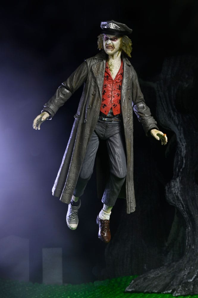 Ultimate beetlejuice tour guide the bio - exorcist scale action fig. 18 cm beetlejuice 1988