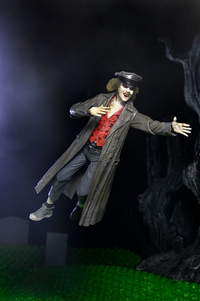 Ultimate beetlejuice tour guide the bio - exorcist scale action fig. 18 cm beetlejuice 1988