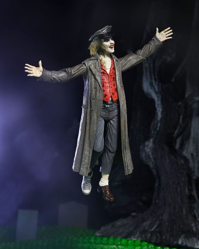 Ultimate beetlejuice tour guide the bio - exorcist scale action fig. 18 cm beetlejuice 1988