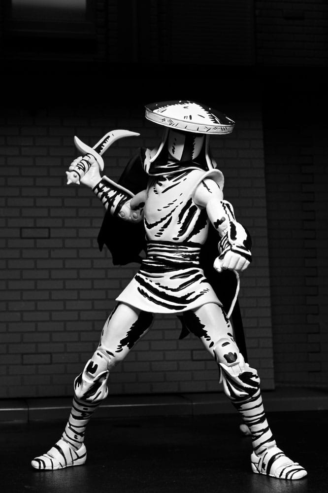 Teenage Mutant Ninja Turtles Figura Elite Foot Ninja Guard Black & White 18 cm