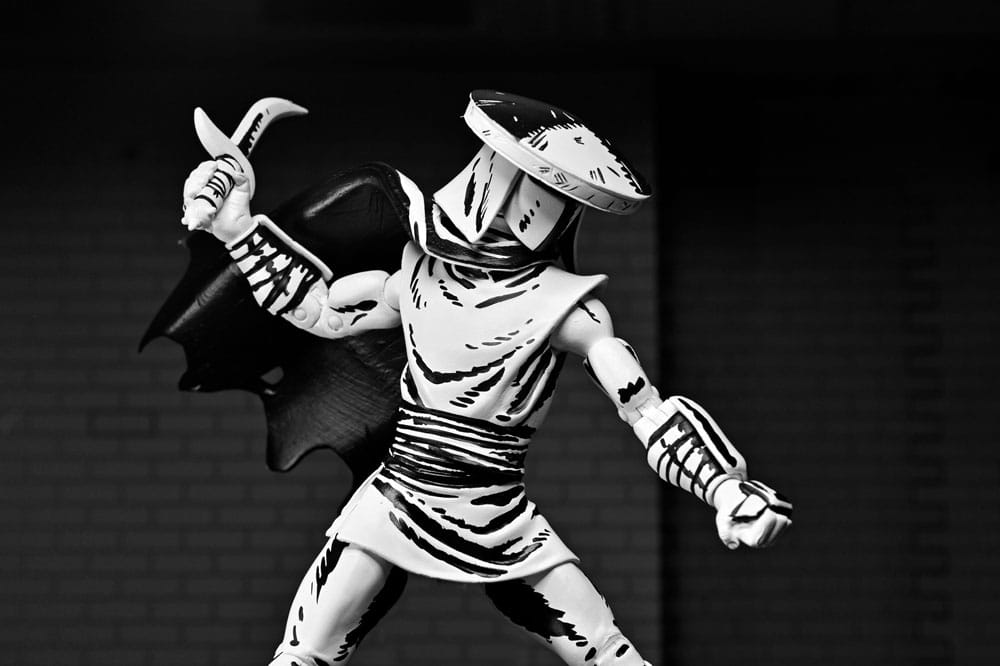 Teenage Mutant Ninja Turtles Figura Elite Foot Ninja Guard Black & White 18 cm