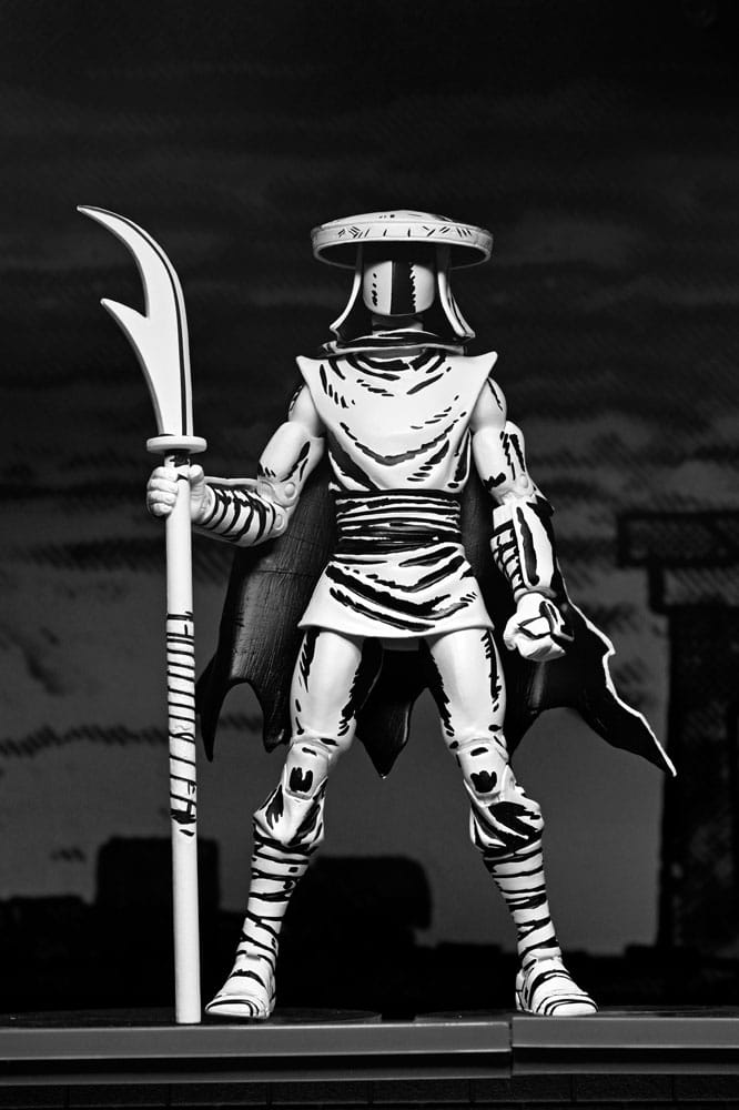 Teenage Mutant Ninja Turtles Figura Elite Foot Ninja Guard Black & White 18 cm