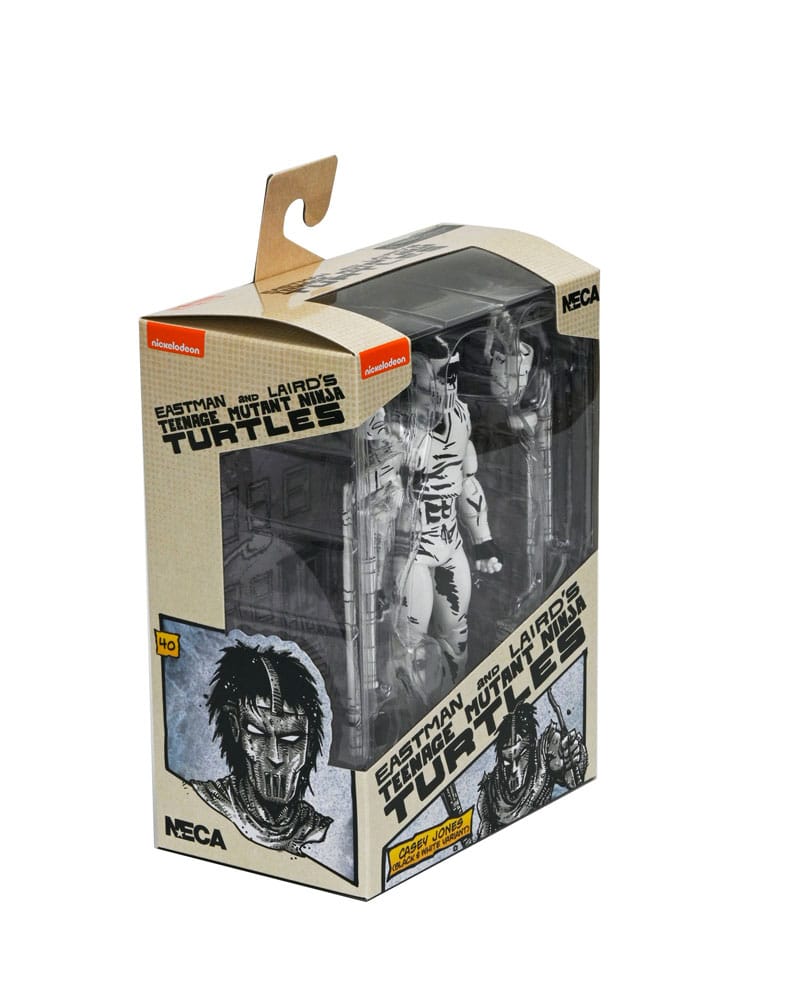 Teenage Mutant Ninja Turtles Figura Casey Jones Black & White 18 cm