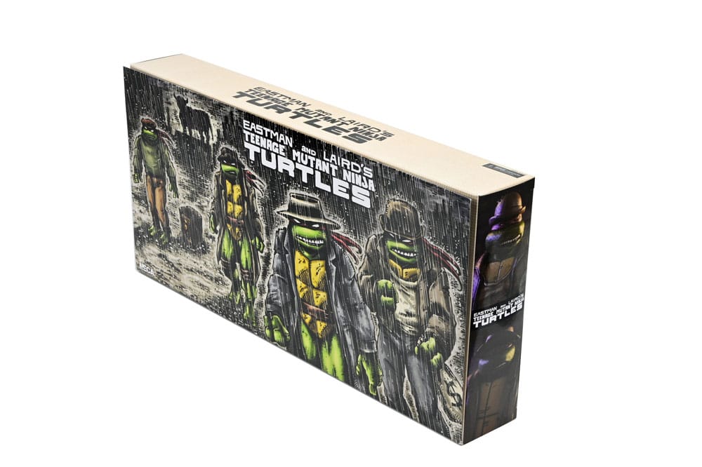 Las Tortugas Ninja Pack de 4 Figuras Gangster Turtles 18 cm