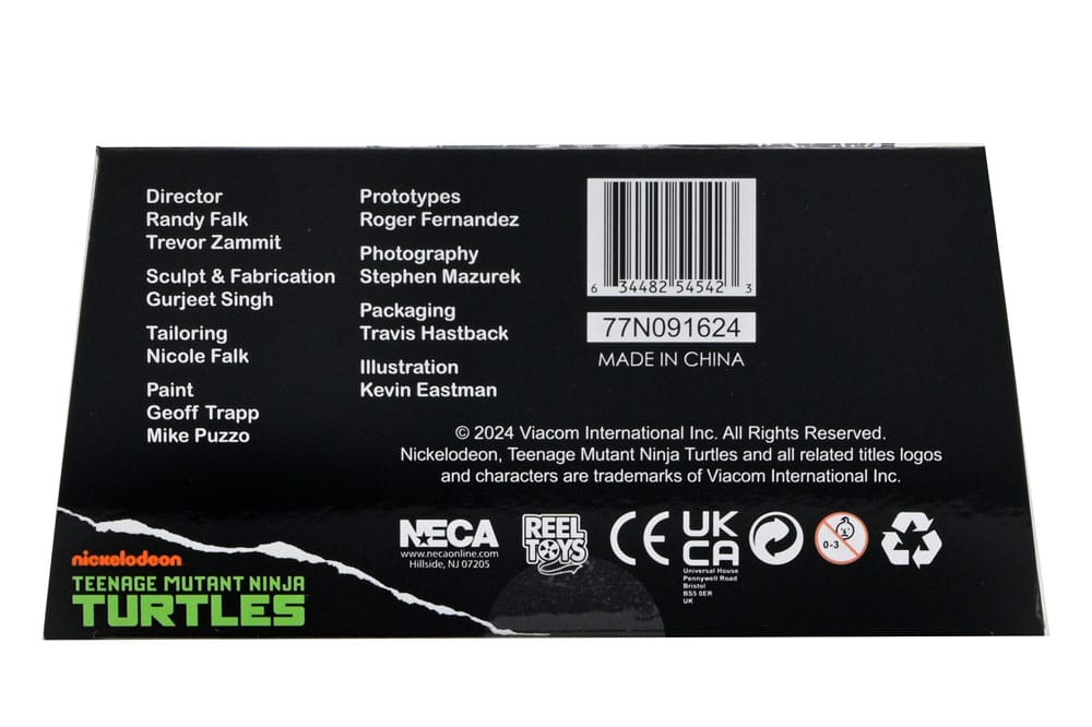 Teenage Mutant Ninja Turtles Figura Foot Assassin Black and White 18 cm