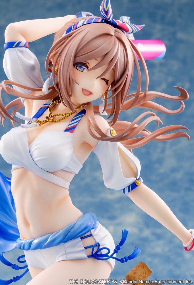 The Idolmaster Gakuen Figura PVC 1/7 Himesaki Rinami Kimi to Semi Blue Ver. With Bonus 27 cm