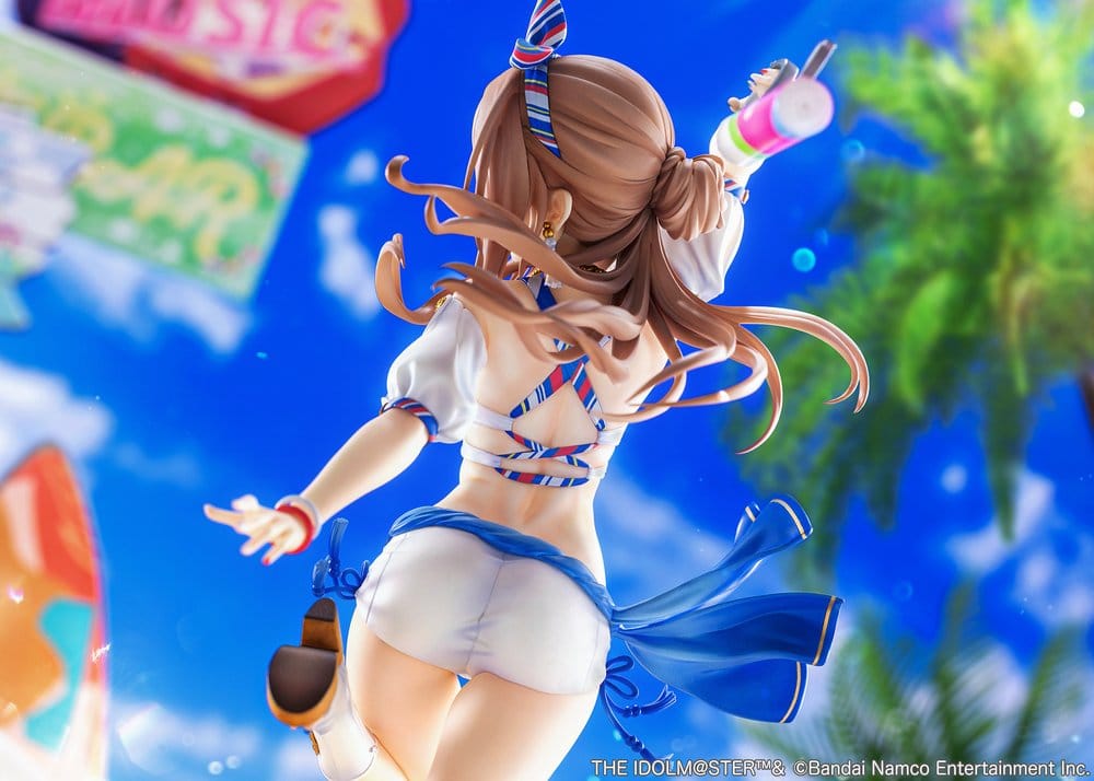 The Idolmaster Gakuen Figura PVC 1/7 Himesaki Rinami Kimi to Semi Blue Ver. With Bonus 27 cm