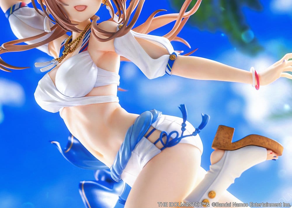 The Idolmaster Gakuen Figura PVC 1/7 Himesaki Rinami Kimi to Semi Blue Ver. With Bonus 27 cm