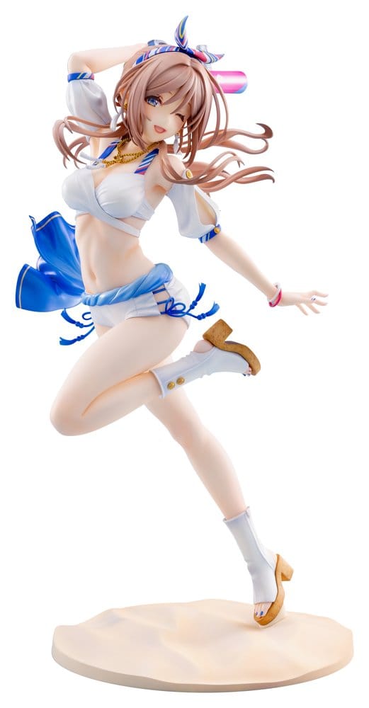 The Idolmaster Gakuen Figura PVC 1/7 Himesaki Rinami Kimi to Semi Blue Ver. 27 cm