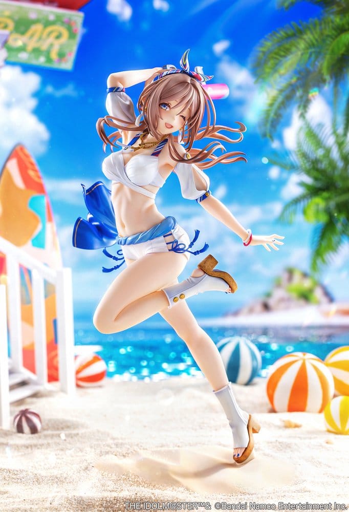 The Idolmaster Gakuen Figura PVC 1/7 Himesaki Rinami Kimi to Semi Blue Ver. 27 cm