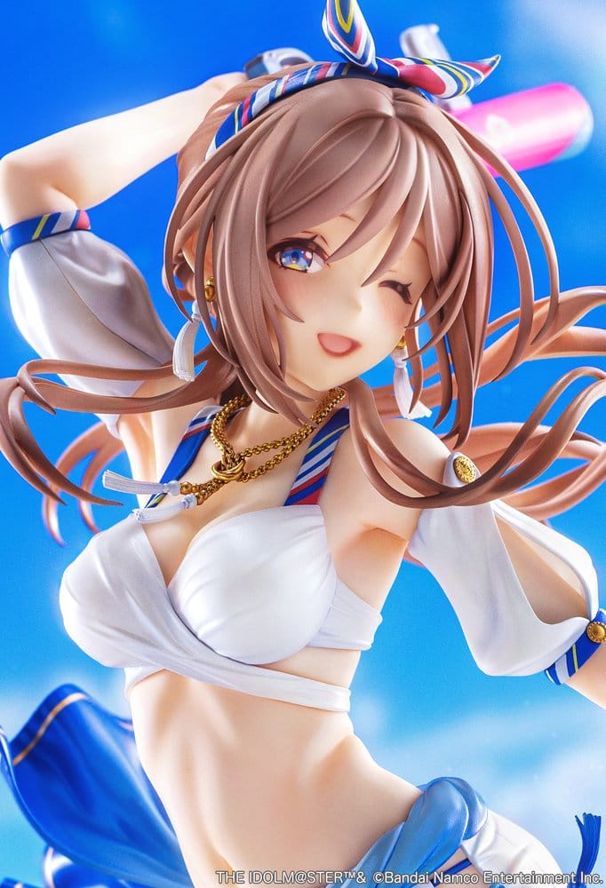 The Idolmaster Gakuen Figura PVC 1/7 Himesaki Rinami Kimi to Semi Blue Ver. 27 cm