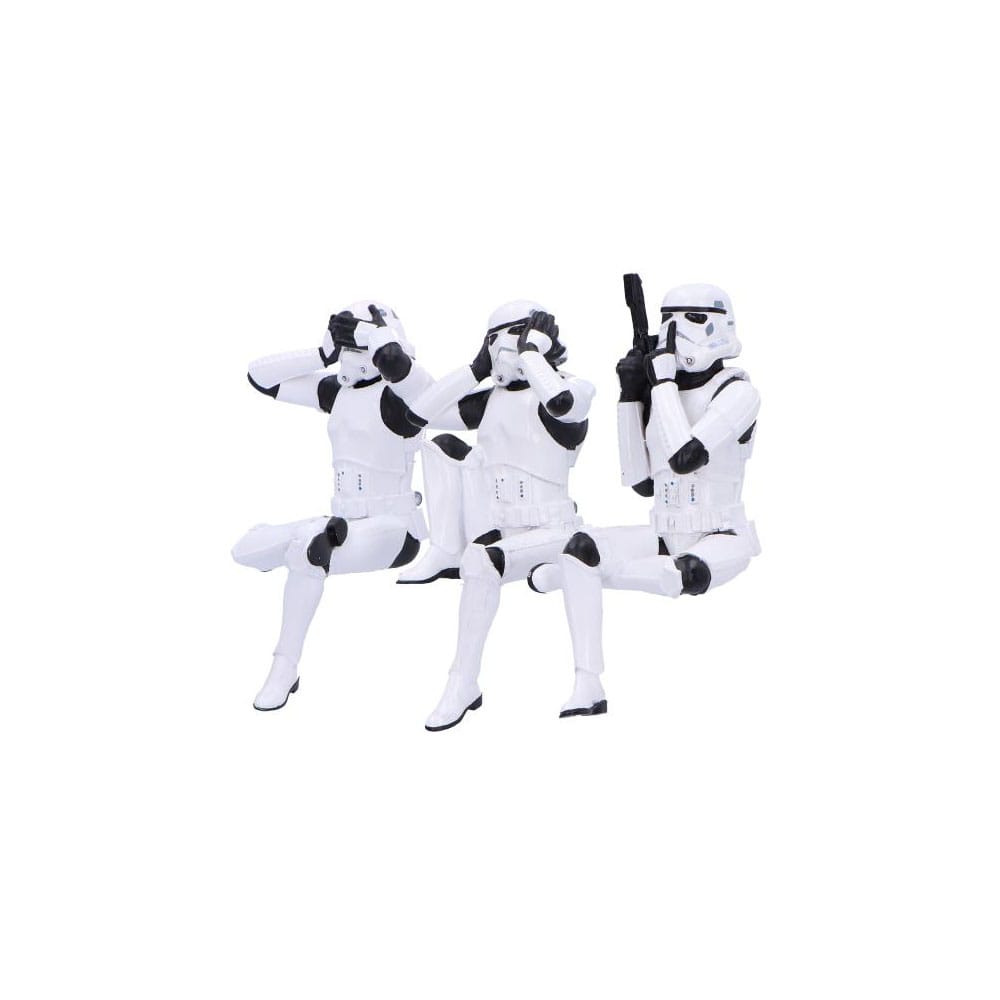 Stormtrooper Figuras Three Wise Sitting Stormtroopers 11 cm
