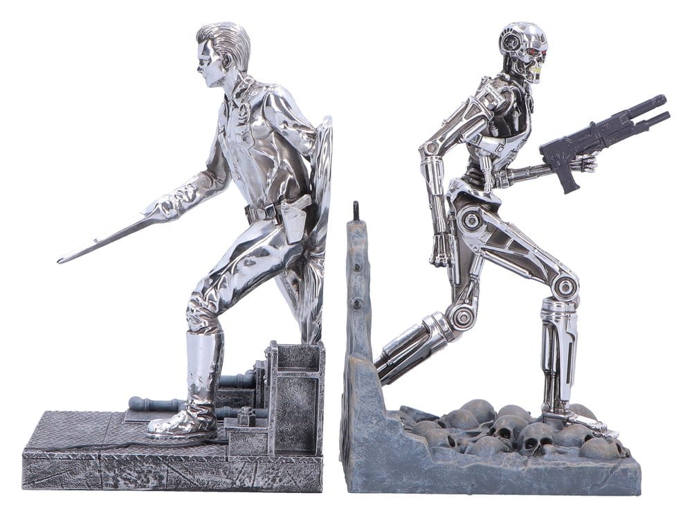 Terminator 2 Sujetalibros T-1000 vs T-800 19 cm