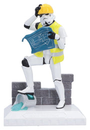 Original Stormtrooper Figura Hit a Brick Wall 18 cm