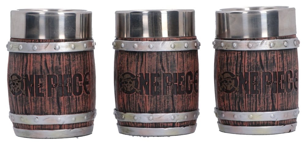 One Piece Jogo de Copos de Chupito Barrel 8 cm