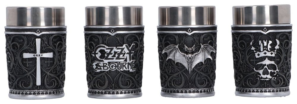 Ozzy Osbourne Jogo de copos de chupito Prince of Darkness 9 cm Frikytopia