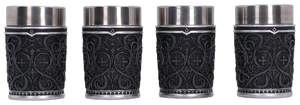 Ozzy Osbourne Jogo de copos de chupito Prince of Darkness 9 cm