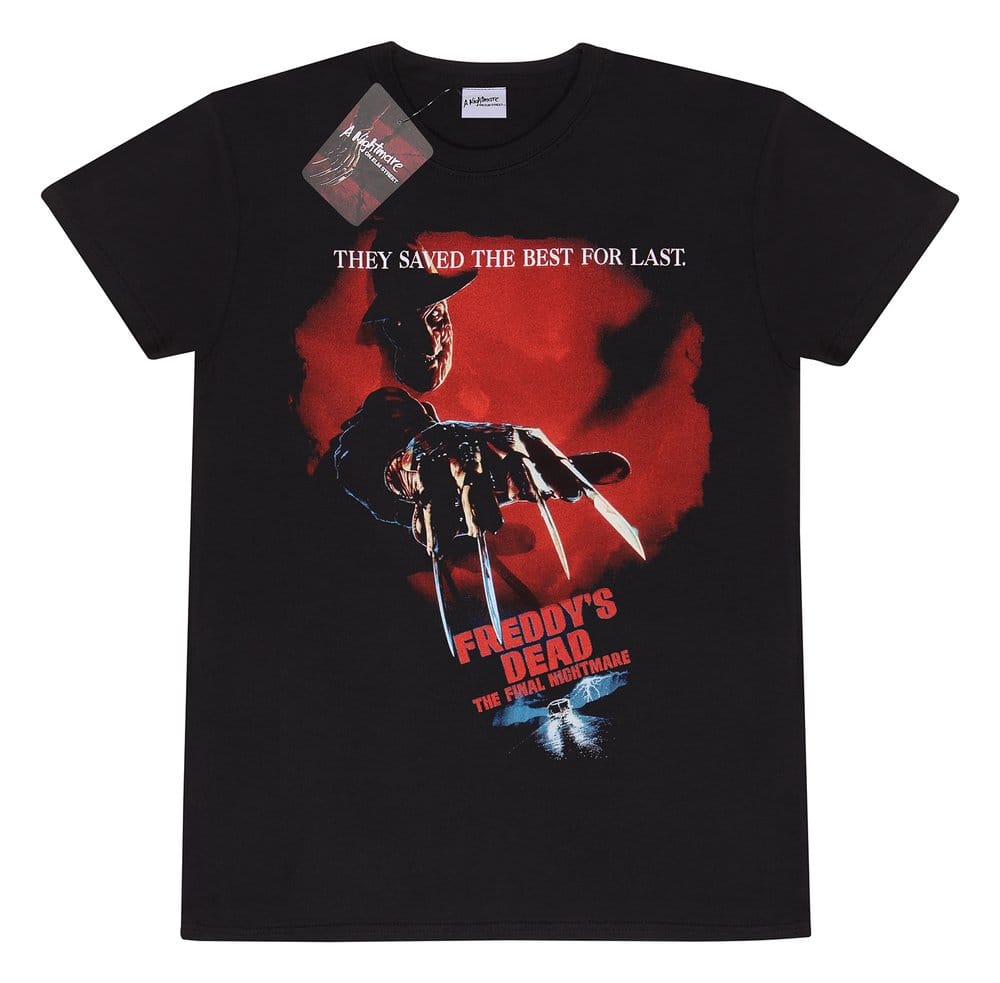T-shirt Nightmare on Elm Street Final Nightmare Black Tamanho XXL
