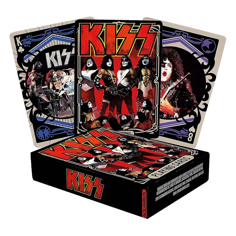 KISS: Cartas de Baralho com Fotos Frikytopia