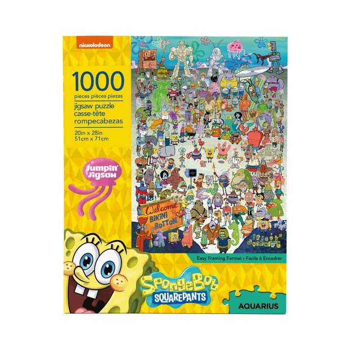 Bob Esponja Puzzle Cast (1000 piezas) Frikytopia