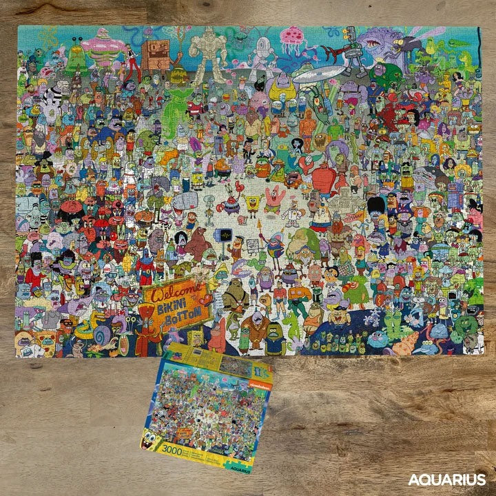 Bob Esponja Puzzle Bikini Bottom (3000 peças)