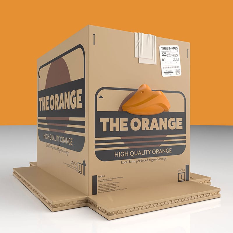 Metal Gear Solid Tubbz Figura PVC The Orange Box Boxed Edition 10 cm