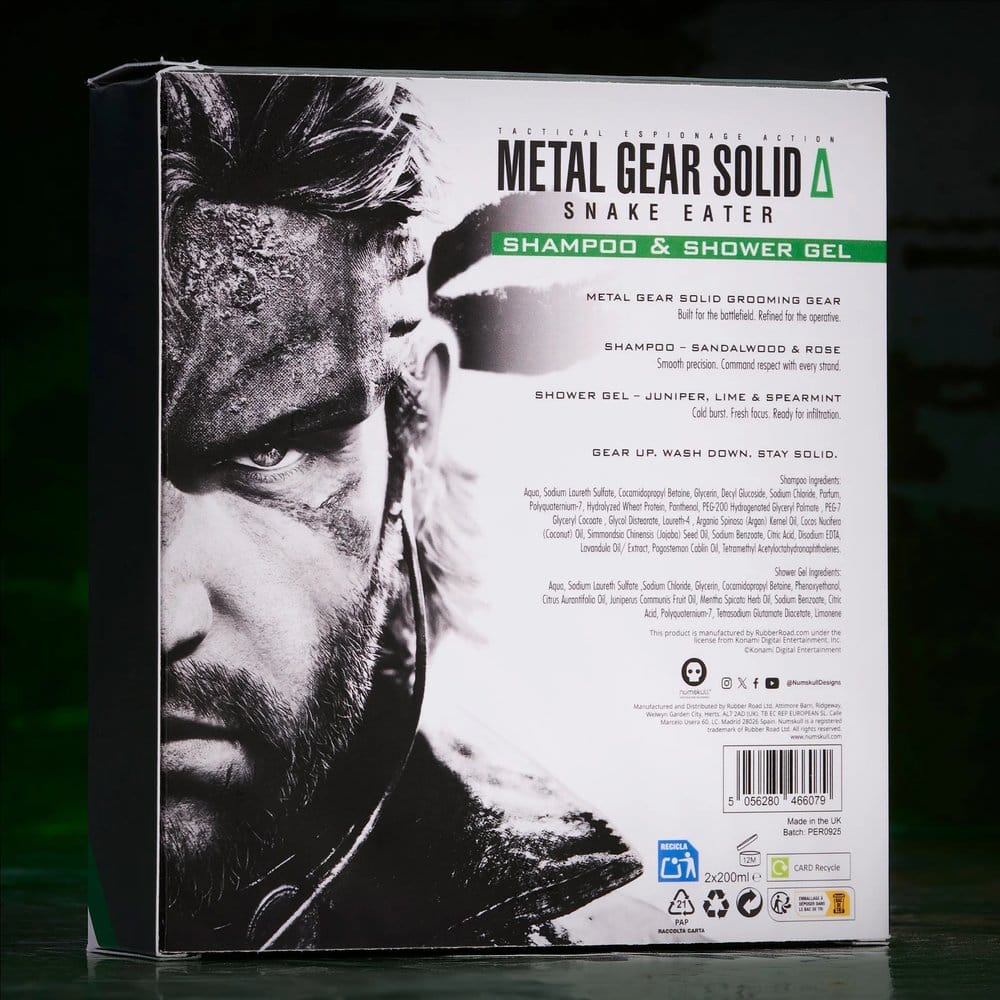 Metal Gear Solid Set de Regalo Gel de Ducha & Champú