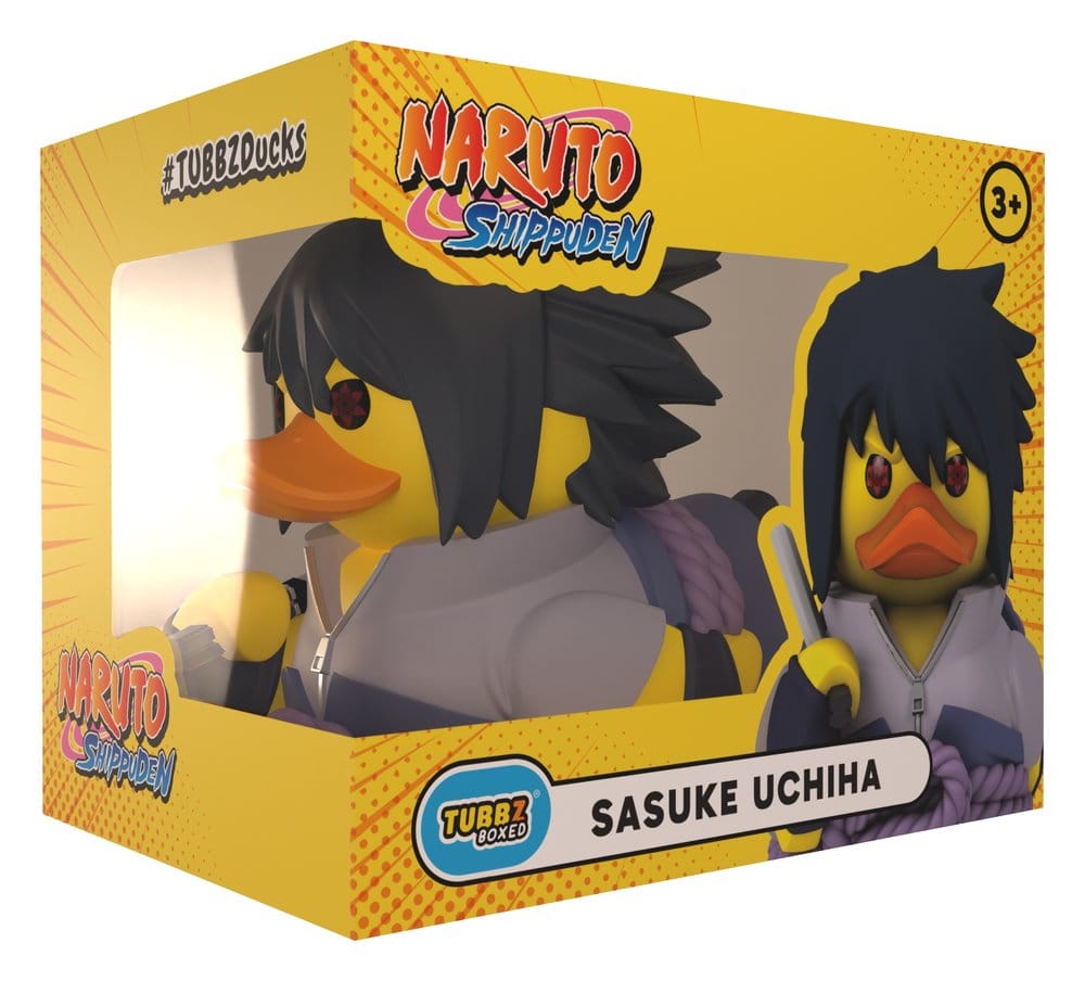 Naruto Shippuden Tubbz Figura PVC Sasuke Uchiha Boxed Edition 10 cm