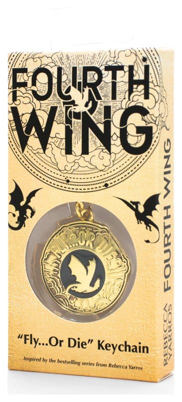Fourth Wing Llavero Fly or Die 14 cm