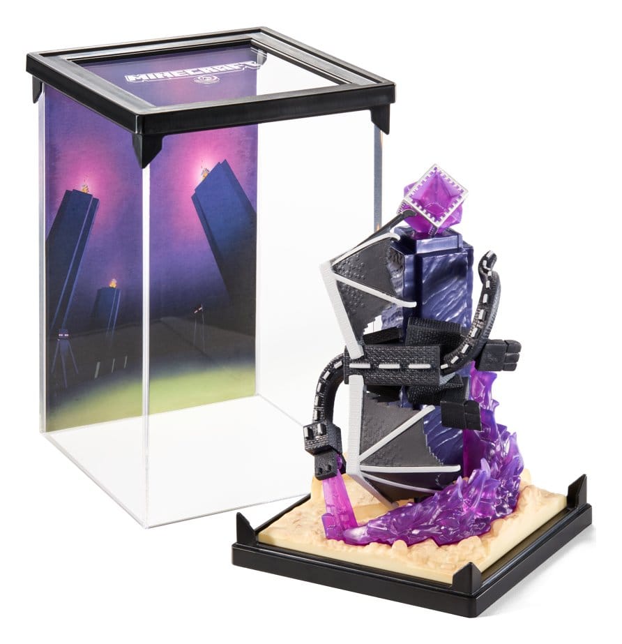 Minecraft Figura Diorama Ender Dragon Attack 18 cm