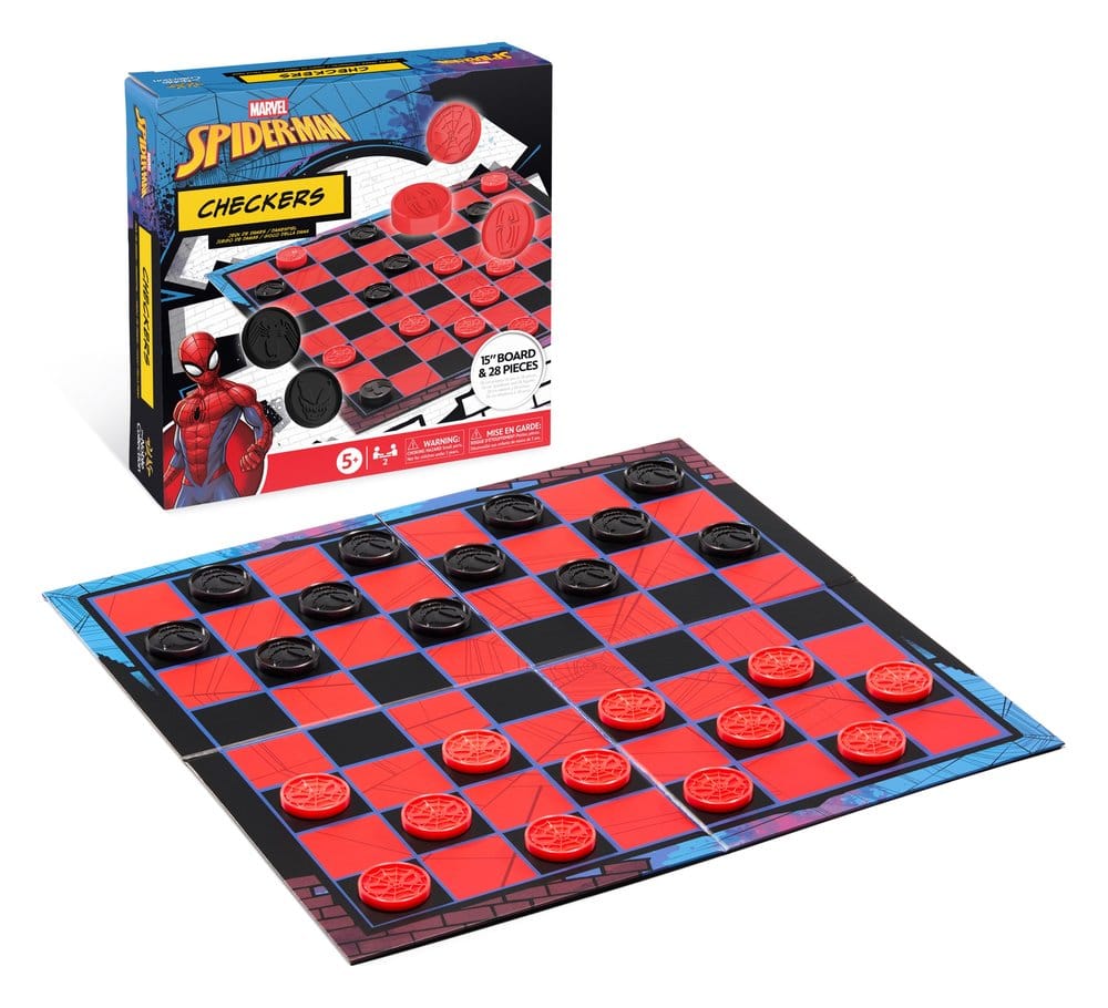 Marvel Juego de Damas Spider-Man 38 cm