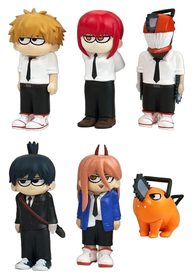 Chainsaw Man Minifiguras 9 cm JIRORI Vol. 1 Blind Box Display (6) Frikytopia
