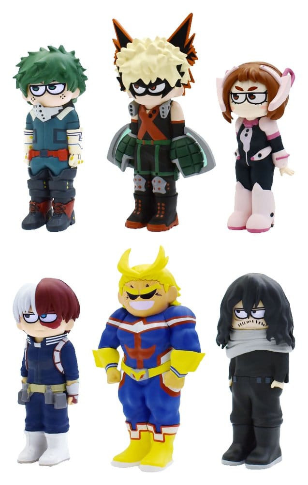 My Hero Academia Minifiguras 9 cm JIRORI Vol. 1 Blind Box Display (6)